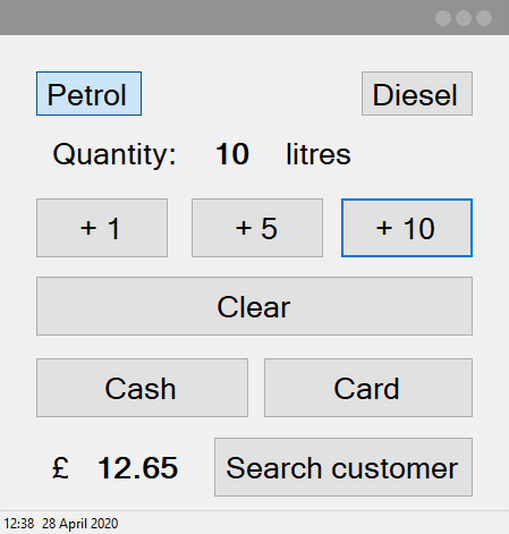 Checkout System Screenshot